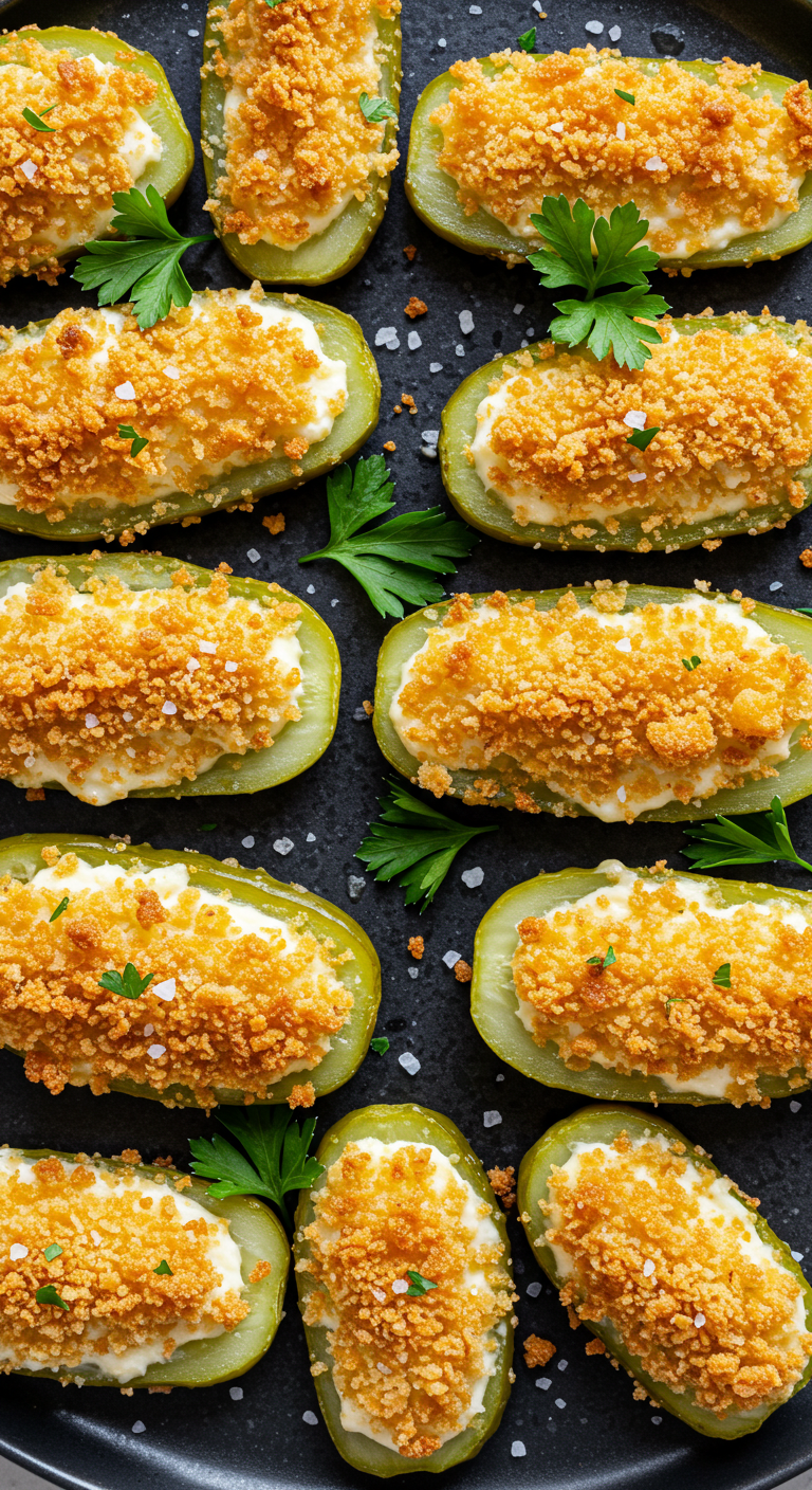 Air Fryer Stuffed Pickles Recipe