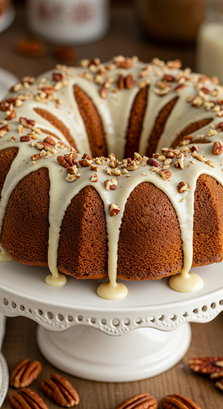 Butter Pecan Pound Cake