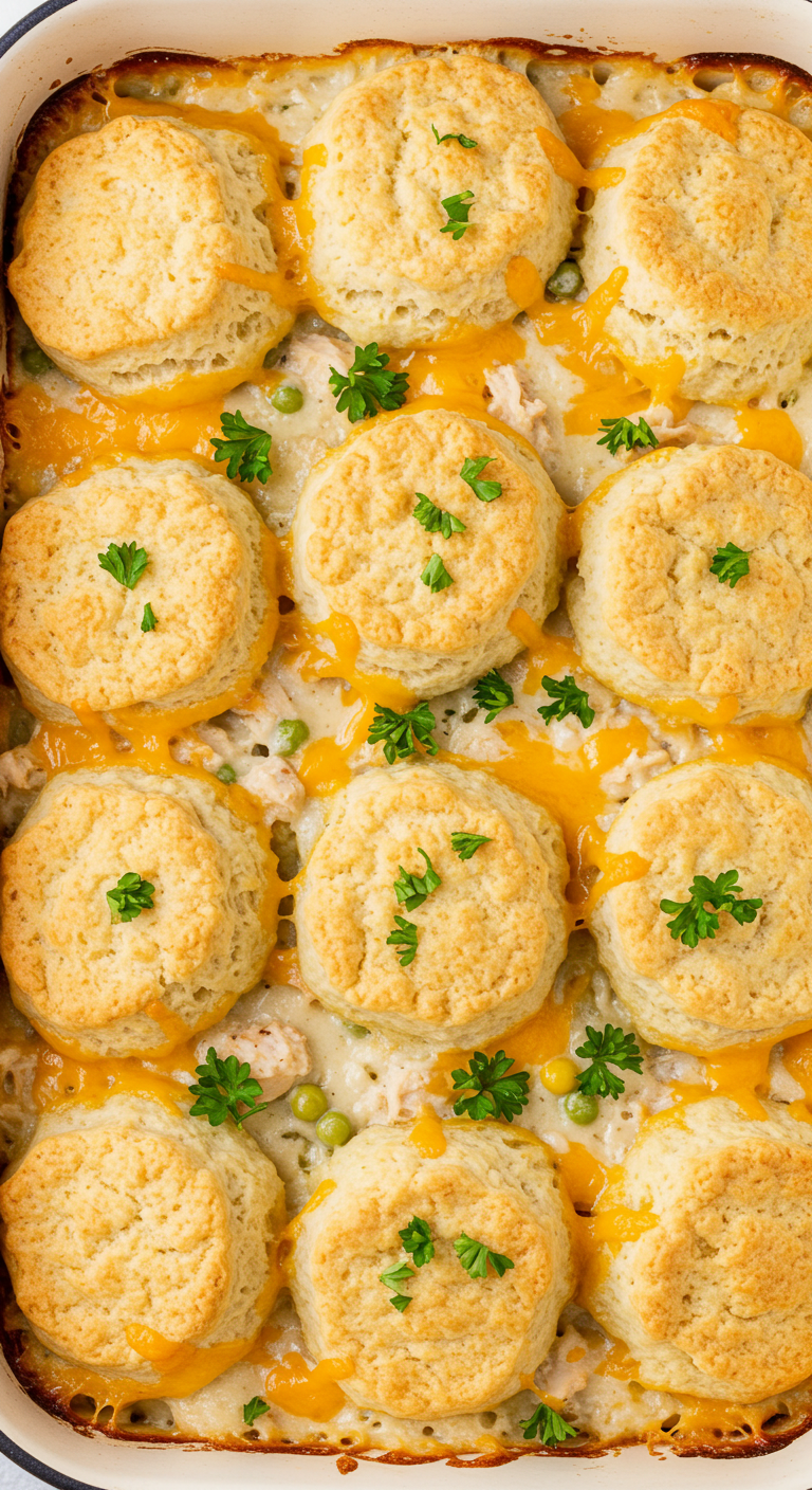 Chicken Biscuit Casserole