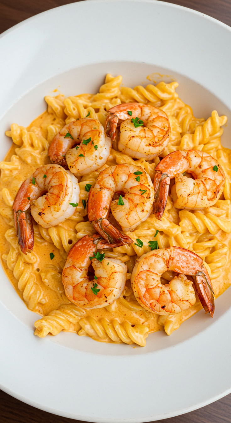 Creamy Cajun Shrimp Pasta