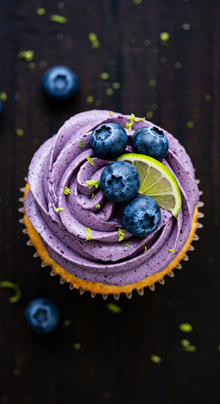 Irresistible Blueberry Lime Cheesecake Cupcakes