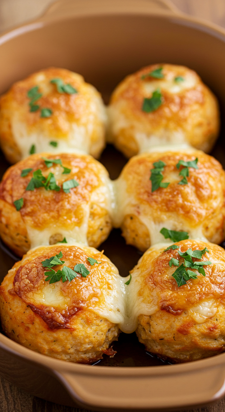 Melted Mozzarella & Ranch Chicken Bombs Recipe