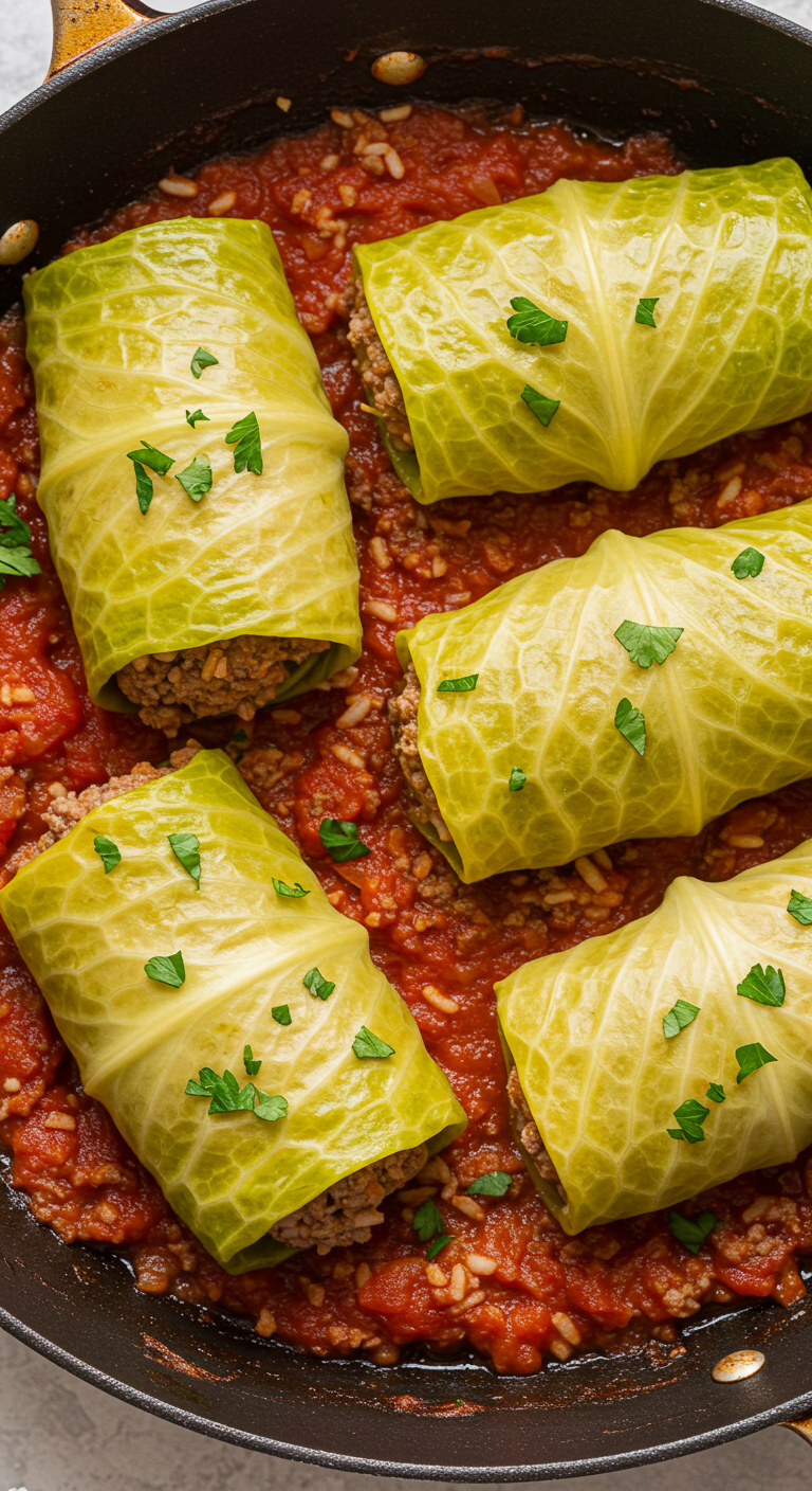 Tasty Deconstructed Skillet Stuffed Cabbage Rolls