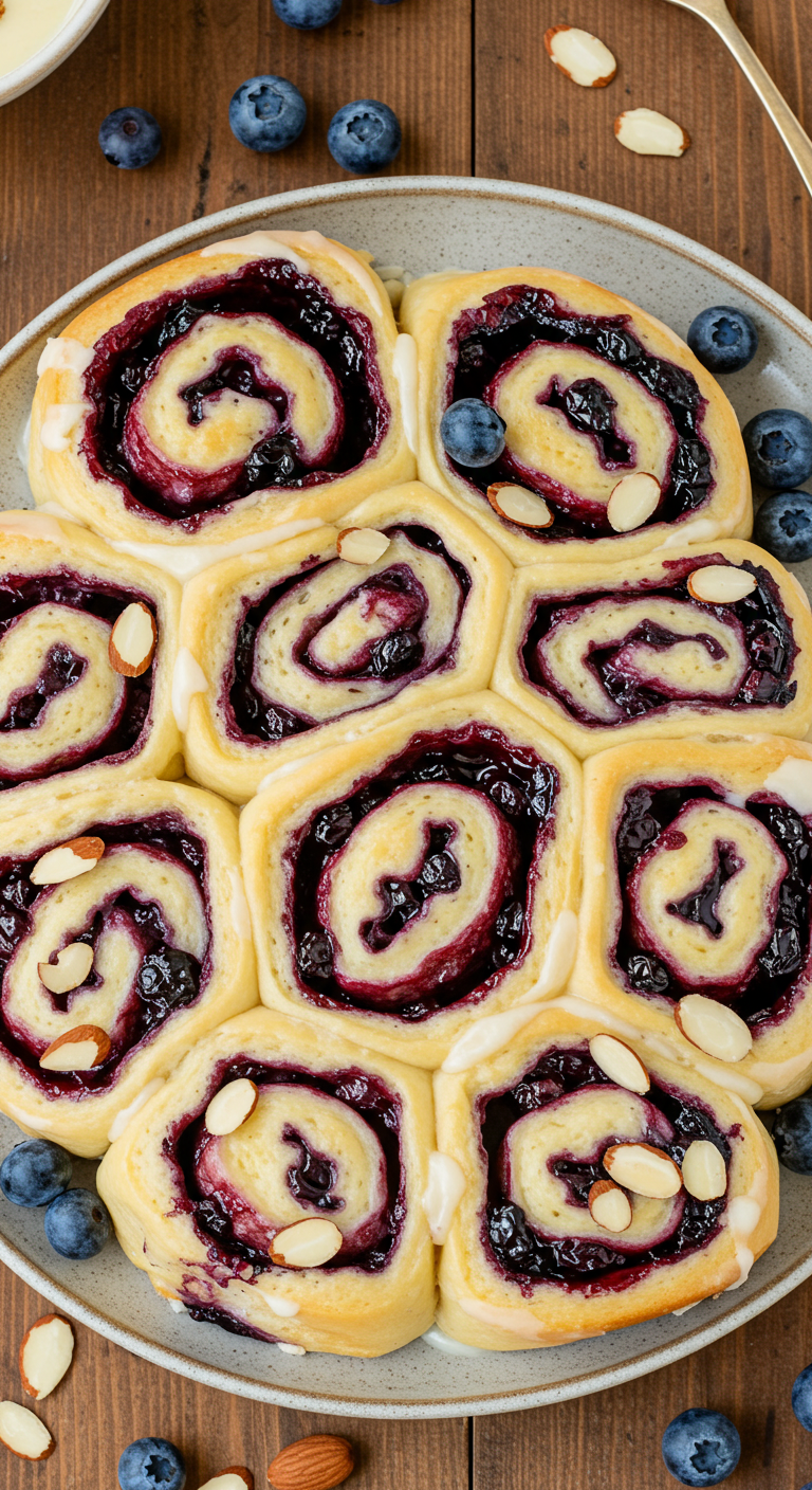 Blueberry Cheesecake Heaven Rolls