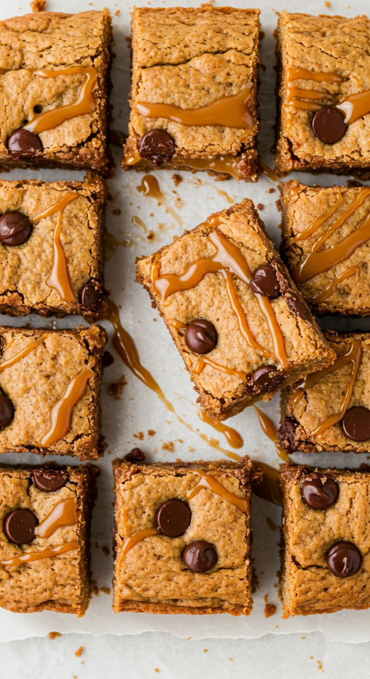 Chocolate Chip Caramel Bars