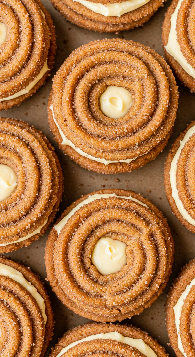 Churro Cheesecake Donut Cookies