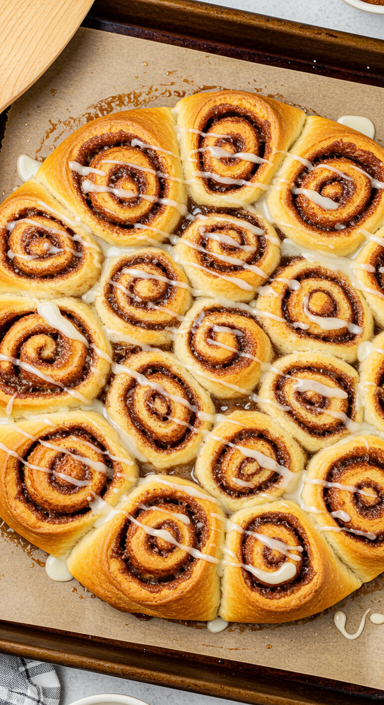 Cinnamon Sugar Pizza with Crescent Rolls