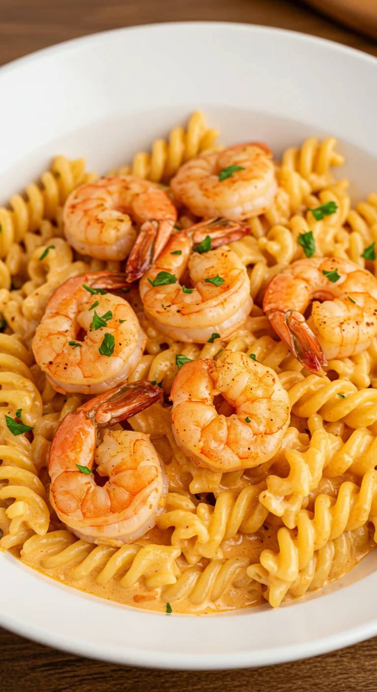 Creamy Cajun Shrimp Pasta