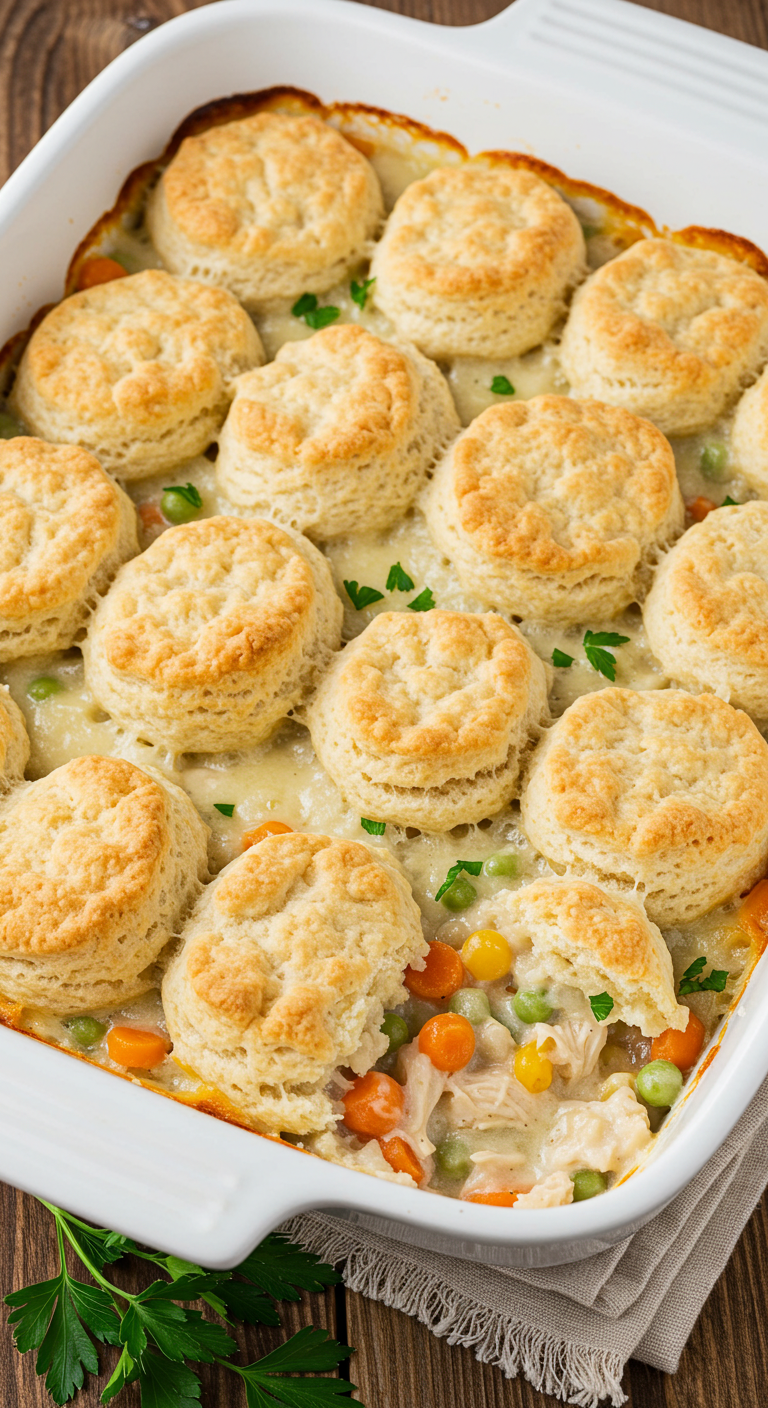 Easy Chicken Pot Pie Casserole