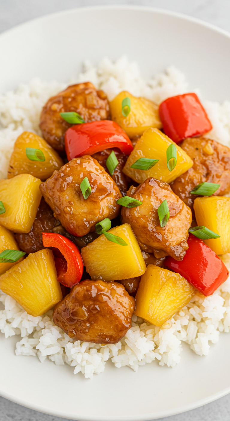 Hawaiian Pineapple Chicken & Rice