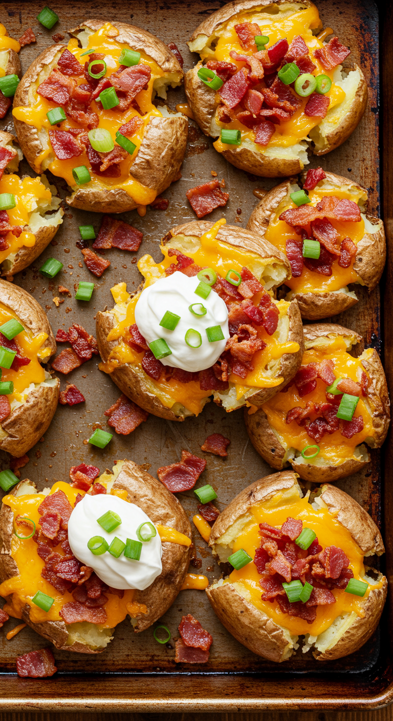 Loaded Smashed Potatoes