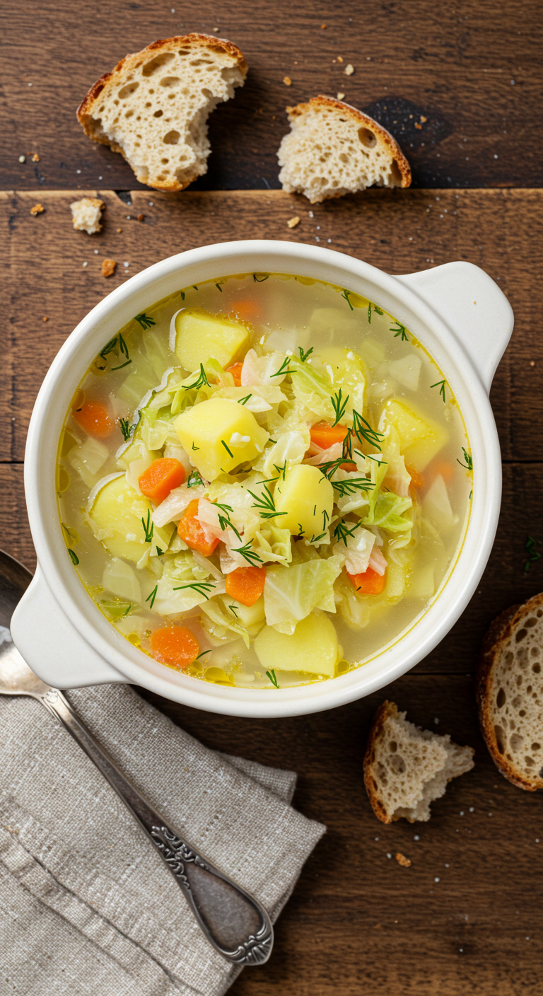 One-Pot Creamy Cabbage Soup