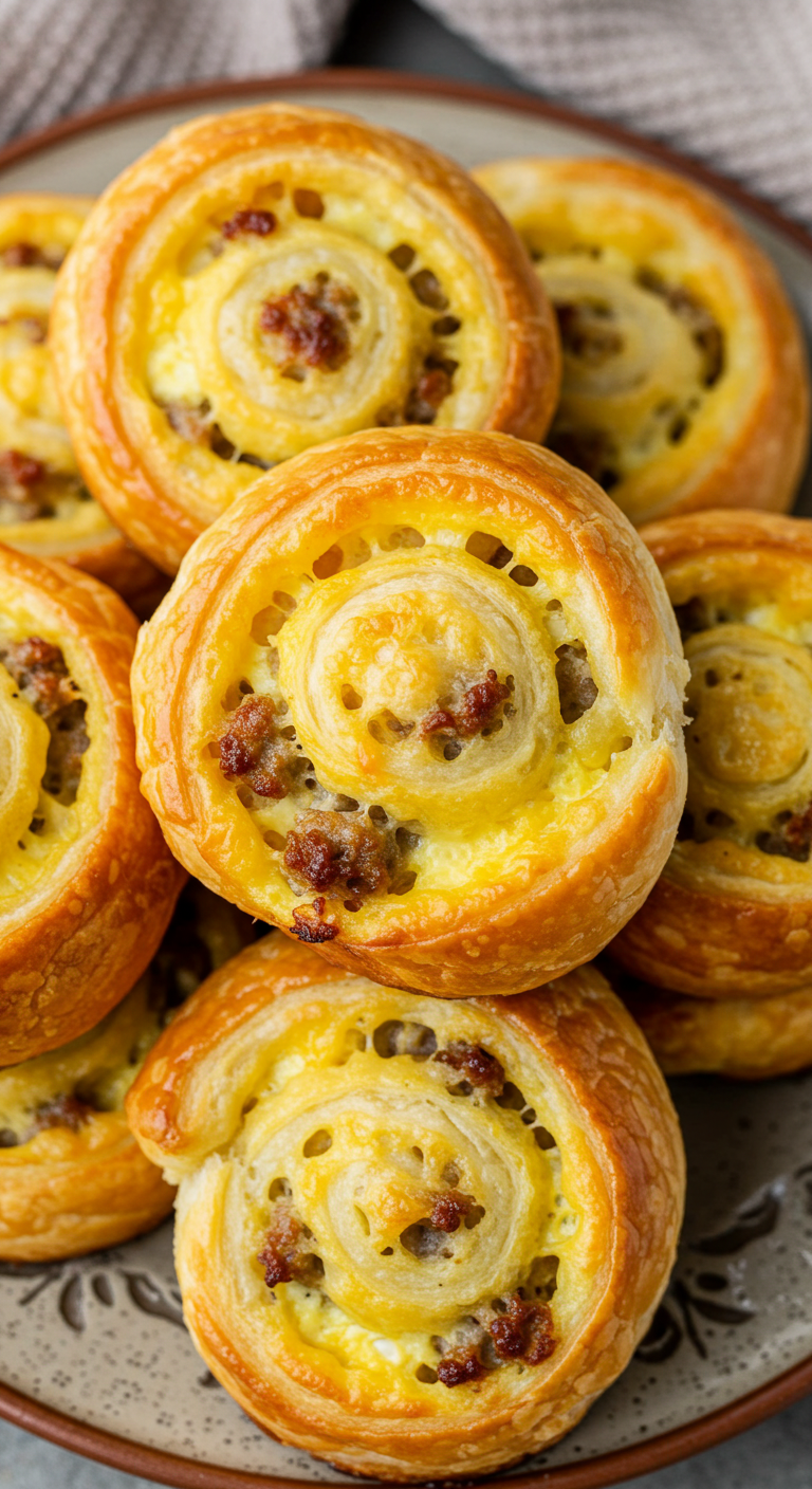 Sausage and Egg Breakfast Rolls