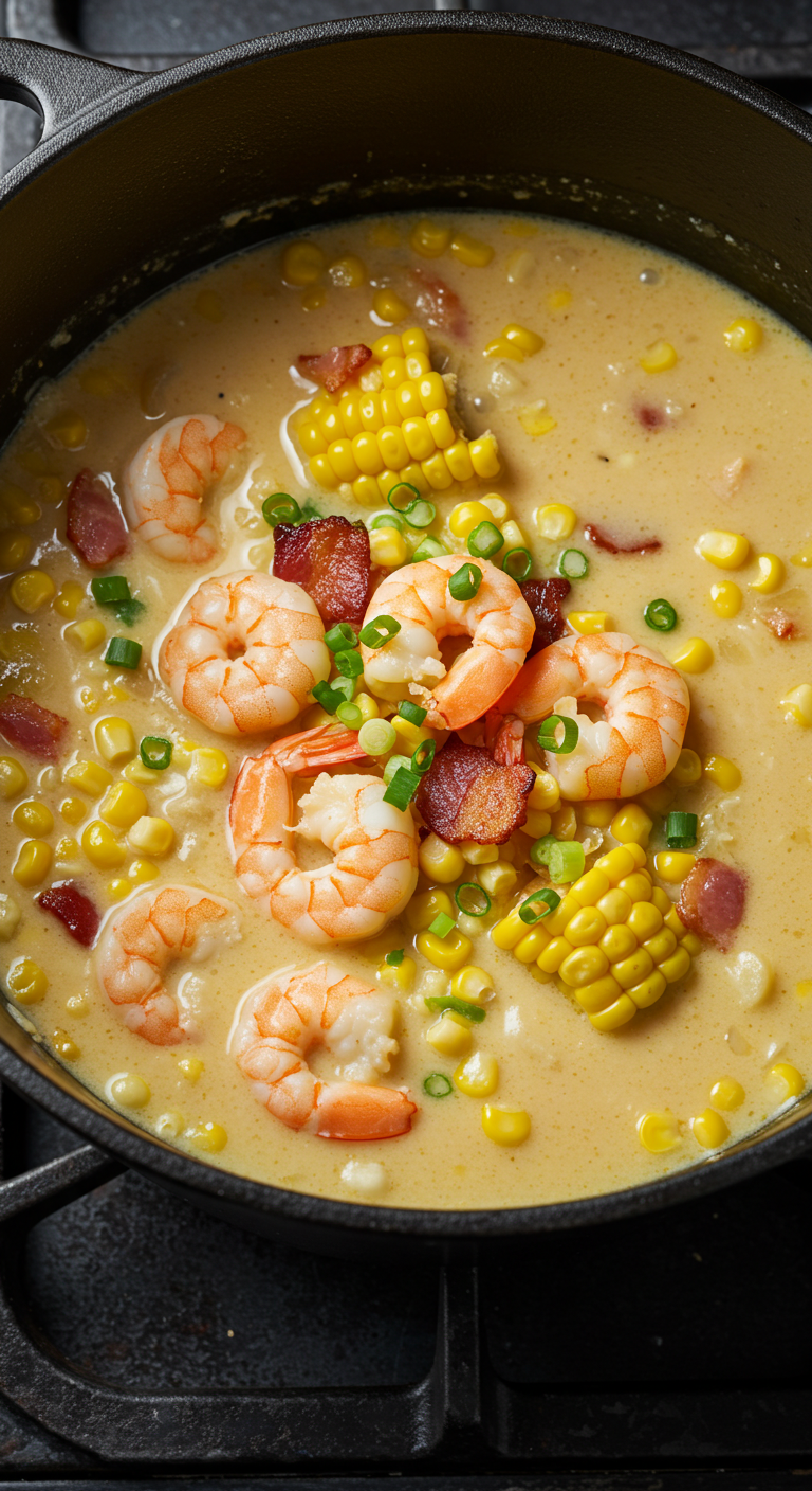 Sweet Corn and Shrimp Chowder