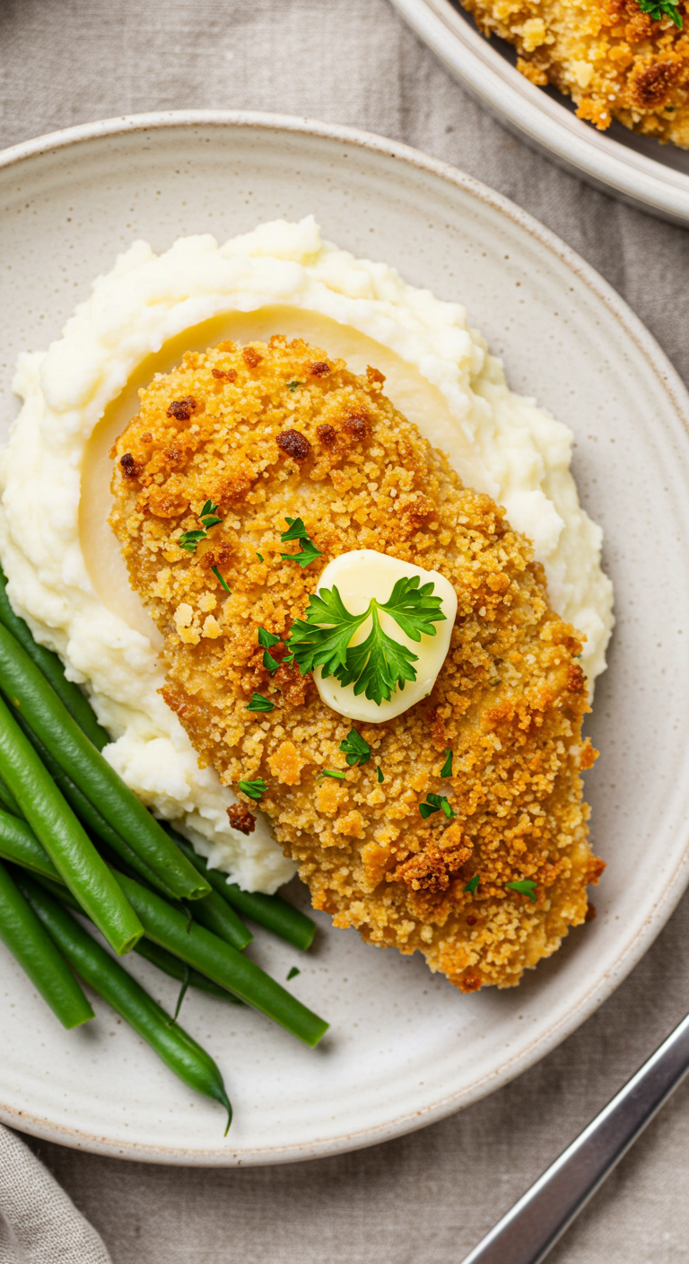 Crispy Ritz Cracker Chicken