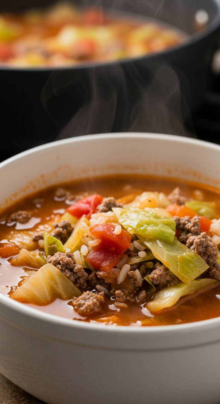 Easy Cabbage Roll Soup
