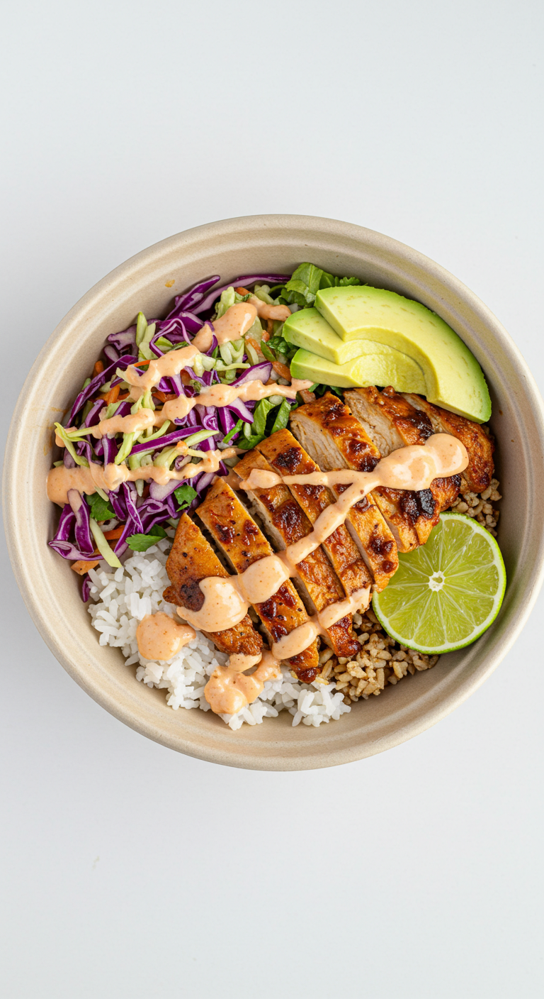 Honey Chipotle Chicken Bowls