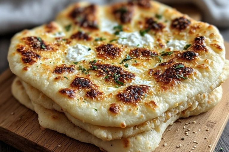 Easy 2-Ingredient Cottage Cheese Flatbread Recipe