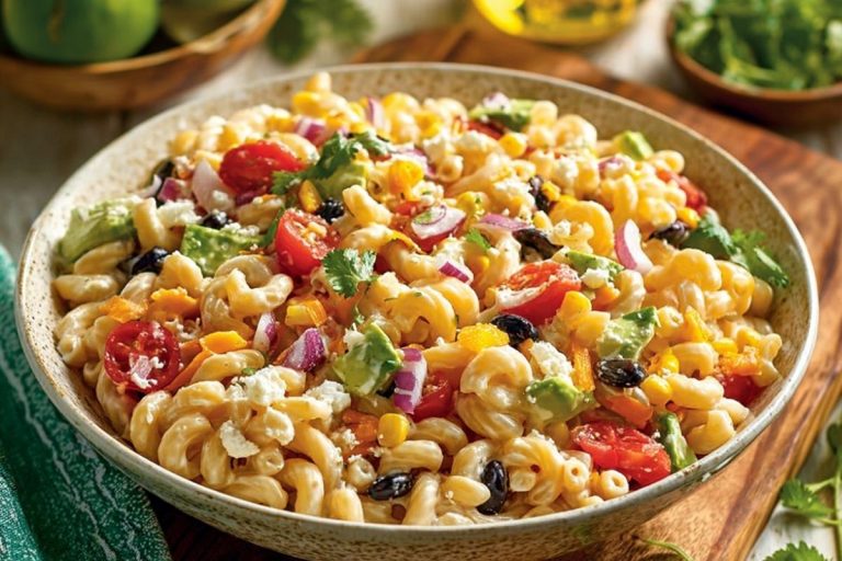 Fiesta-Ready Mexican Macaroni Salad