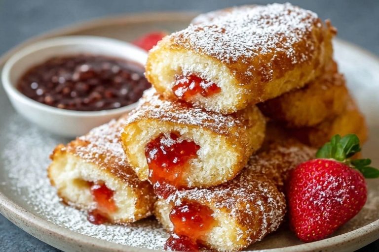 Jam Donut French Toast Rolls