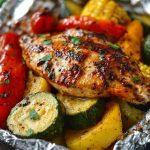 No-Fuss BBQ Chicken & Veggie Foil Packs