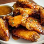Sticky Honey Mustard Chicken Wings