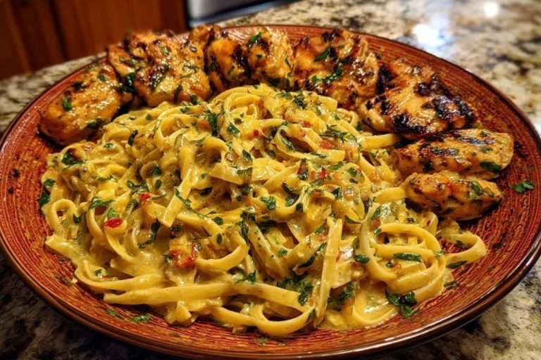 Velveeta Chicken Linguine with Spicy Cajun Alfredo