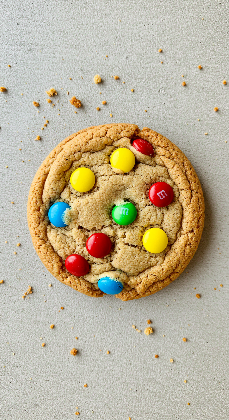 Chewy M&M Cookies