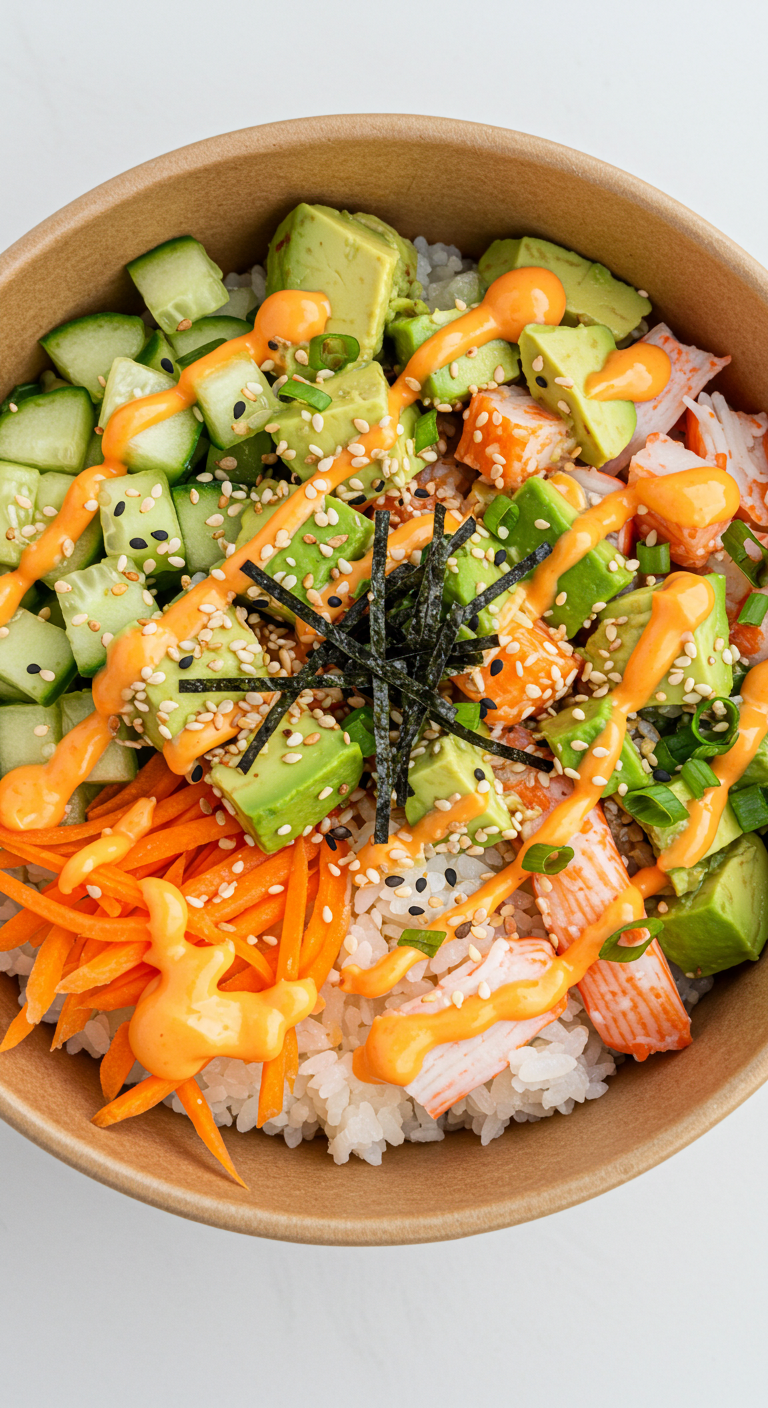 California Roll Sushi Bowls