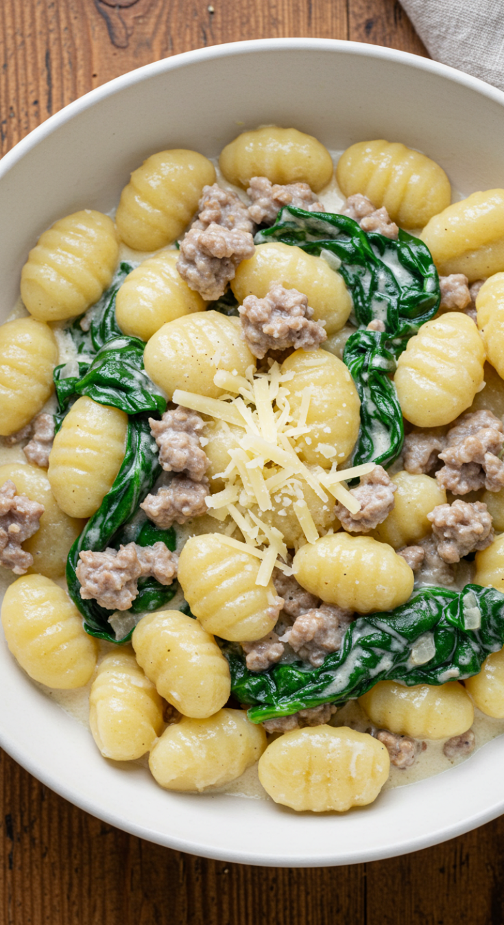 Creamy Sausage Gnocchi