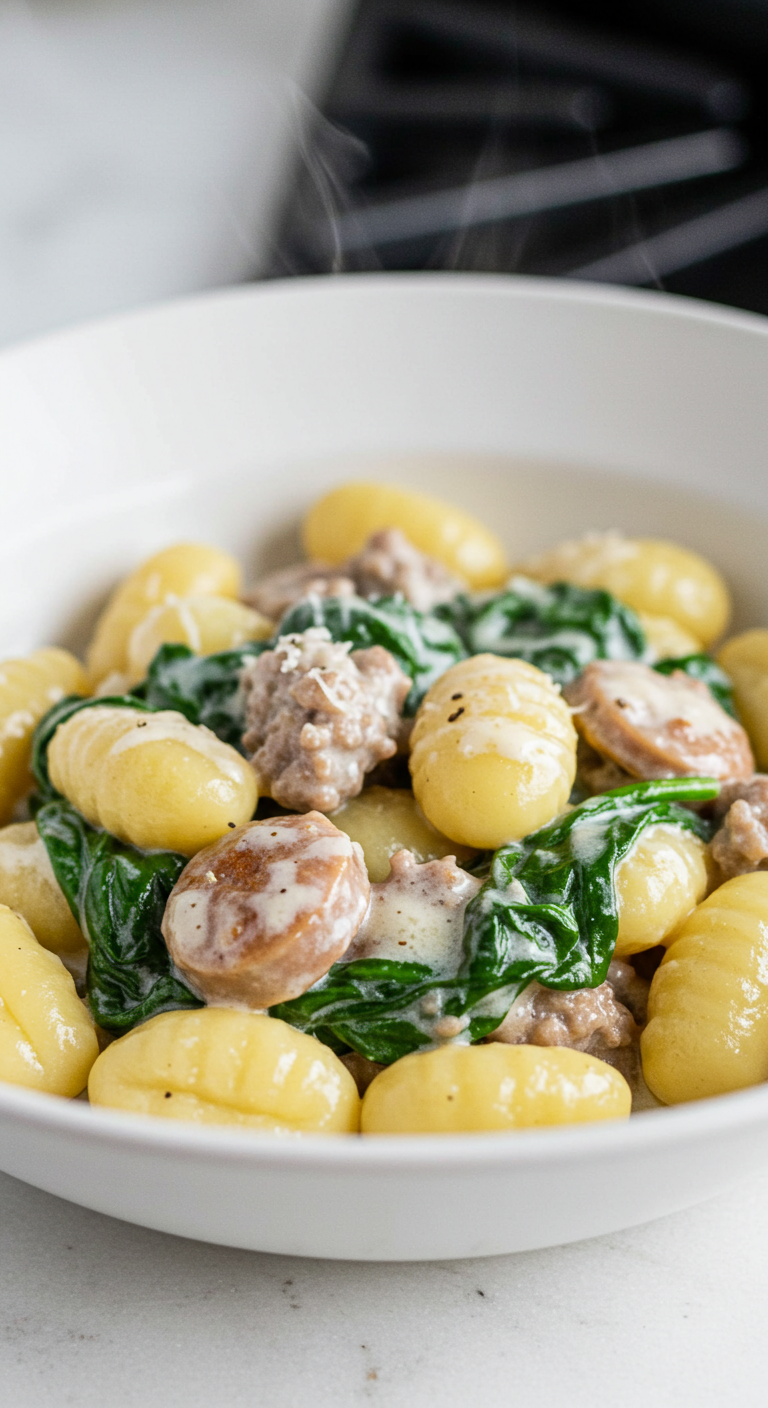 Creamy Sausage Gnocchi