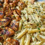 Cajun Garlic Butter Chicken Penne in Creamy Parmesan Sauce