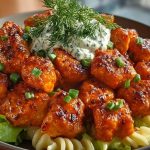 Easy Buffalo Garlic Chicken Bites Recipe