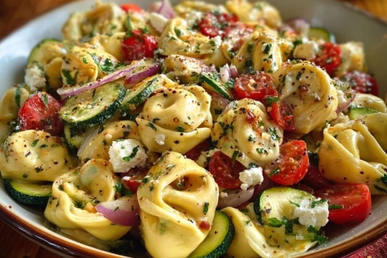 Garden Tortellini Pasta Salad