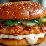 Spicy Chicken Sandwich with Creamy Homemade Sauce