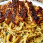 Cajun Chicken Spaghetti in Creamy Garlic Mozzarella Sauce 1