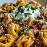 Cheesy Beef Enchilada Tortellini 1