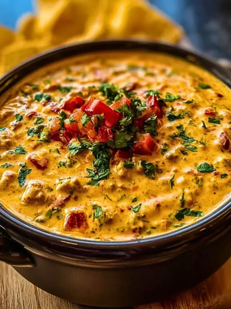 Cheesy Rotel Ranch Queso 2