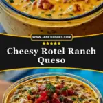 Cheesy Rotel Ranch Queso Pin