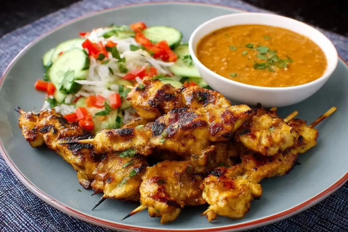 Chicken Satay with Easy Thai Peanut Sauce 1