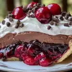 Chocolate Cherry Cream Pie 1