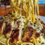 Creamy Cajun Chicken Linguine with Garlic Mozzarella Sauce 1