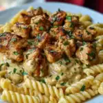 Creamy Jalapeño Garlic Chicken Bites with Twisted Cheddar Cajun Pasta 1