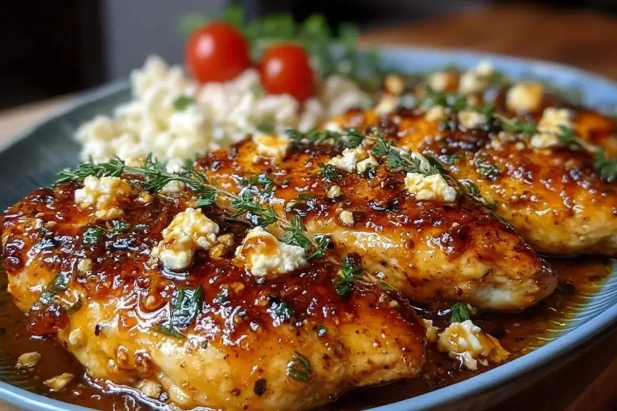 Hot Honey Infused Feta Chicken 1