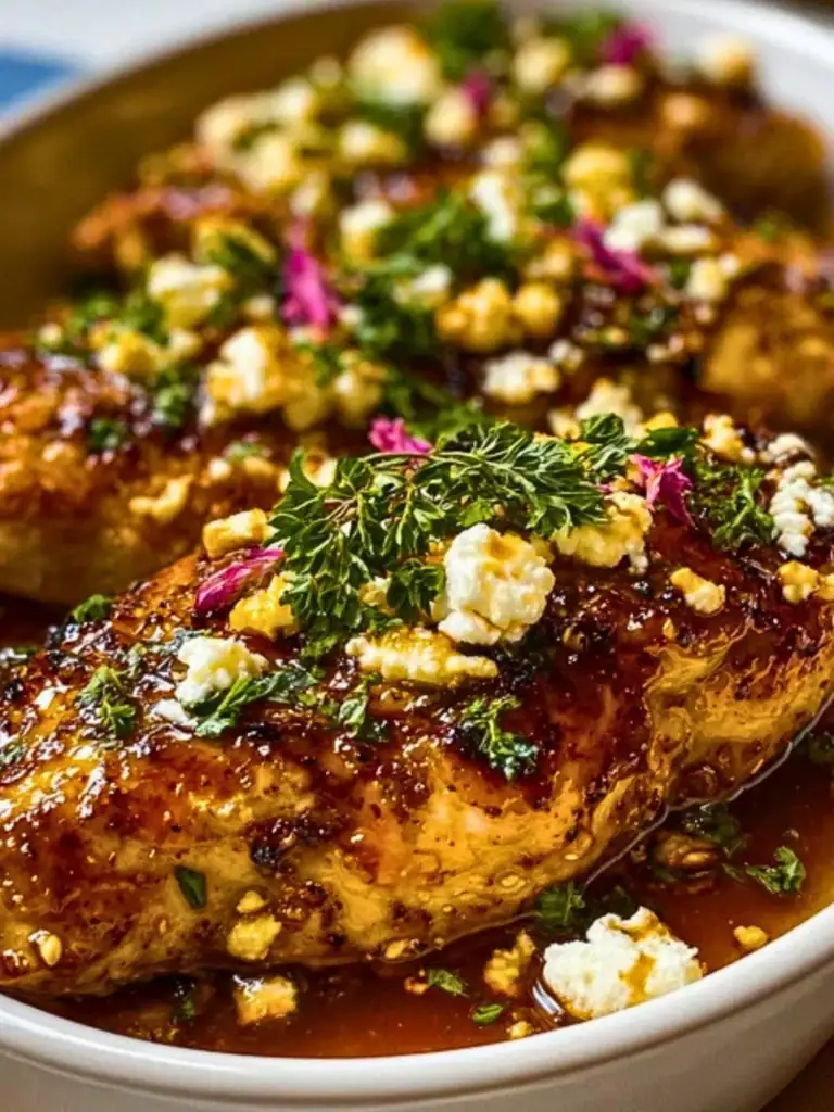 Hot Honey Infused Feta Chicken 2