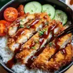 Japanese Katsu Bowls with Tonkatsu Sauce 1