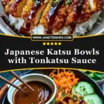 Japanese Katsu Bowls with Tonkatsu Sauce Pin