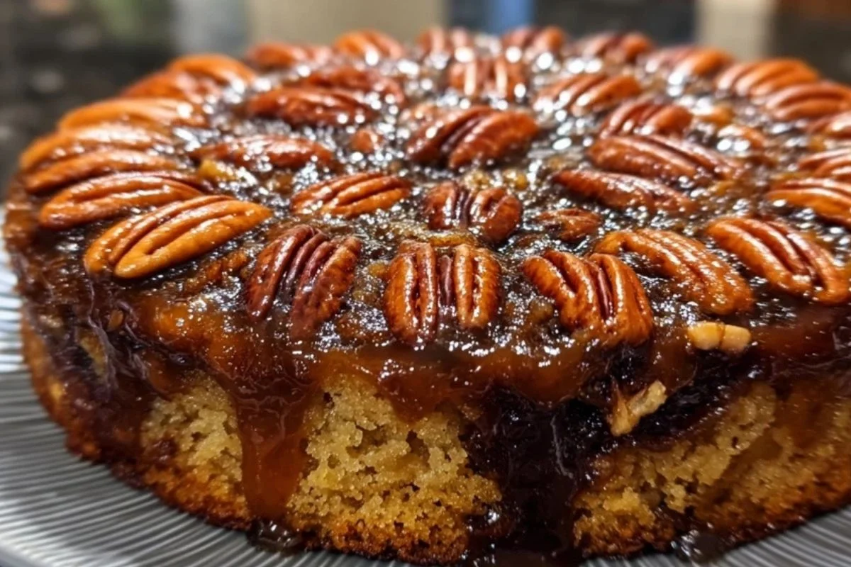 Pecan Upside Down Cake 1