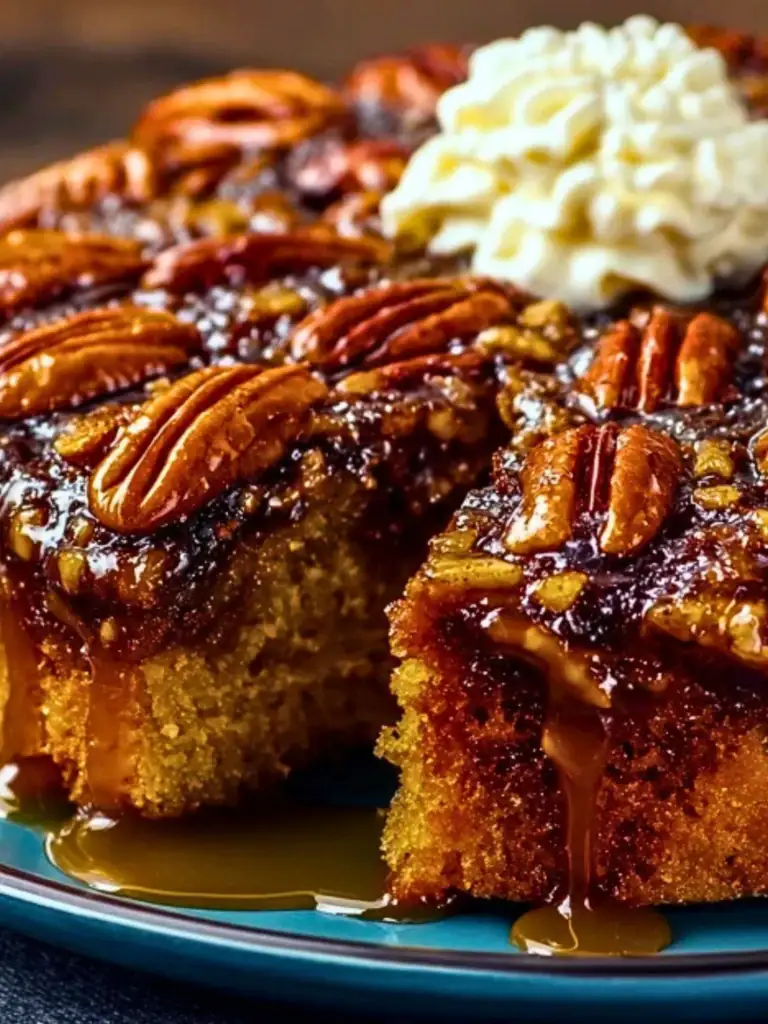 Pecan Upside Down Cake 2