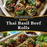 Thai Basil Beef Rolls Pin